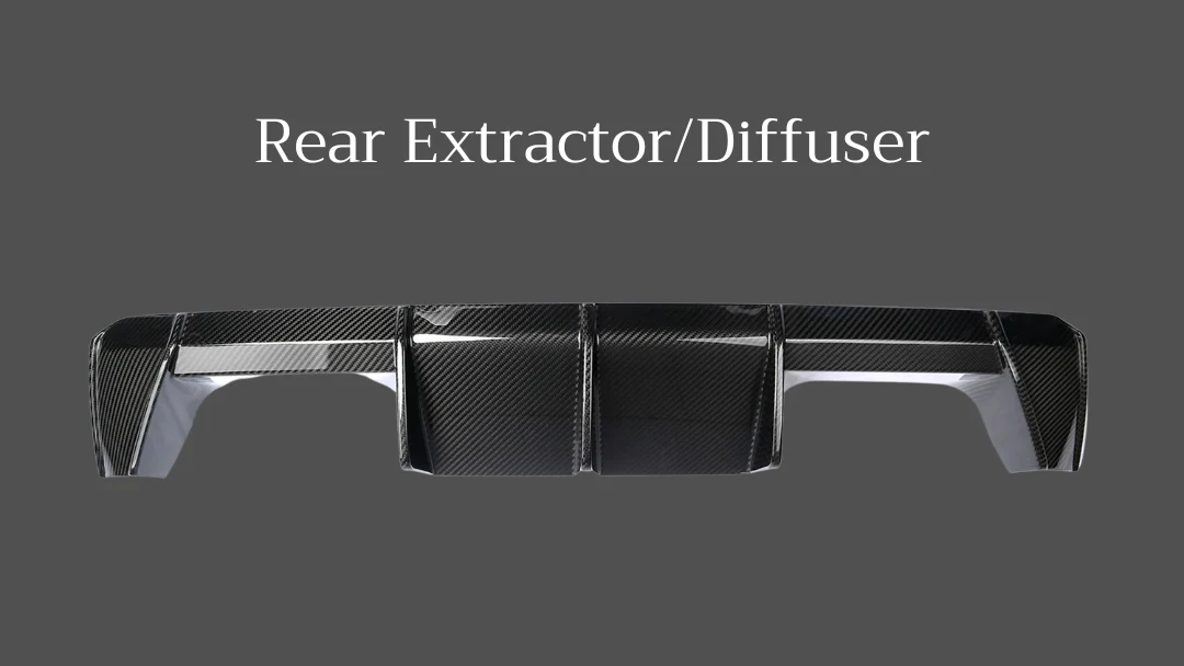 Rear Extractor in Carbon Fiber - BMW M3 G80 G81/M4 G82 G83 - Image 10