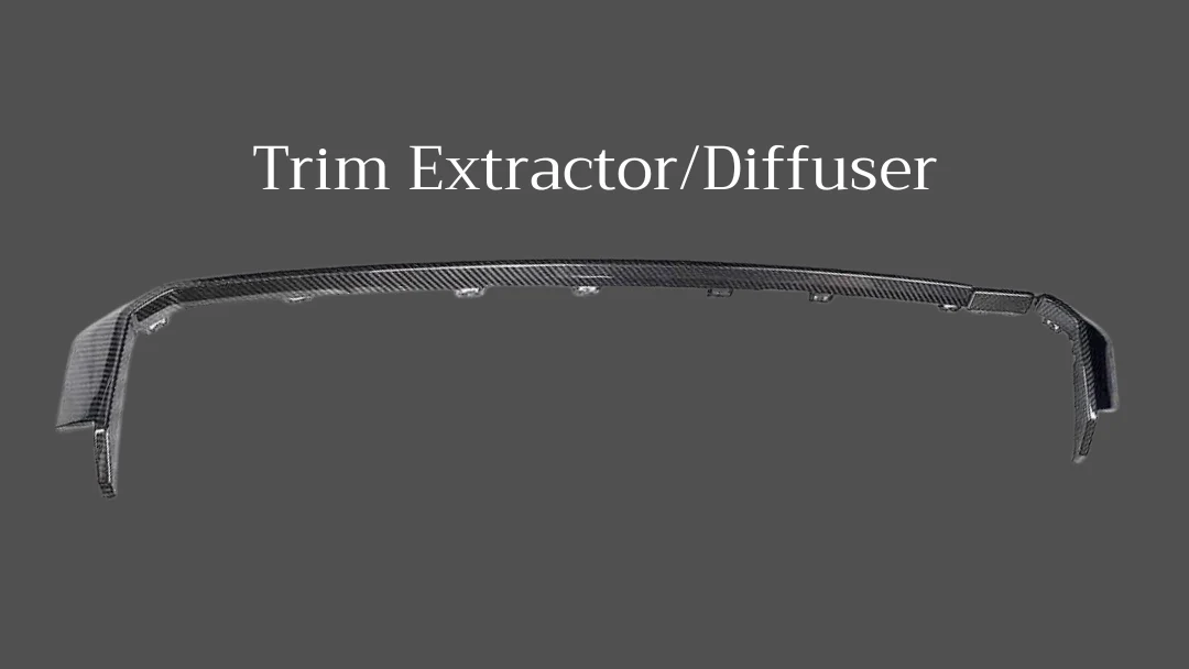 Rear Extractor in Carbon Fiber - BMW M3 G80 G81/M4 G82 G83 - Image 11