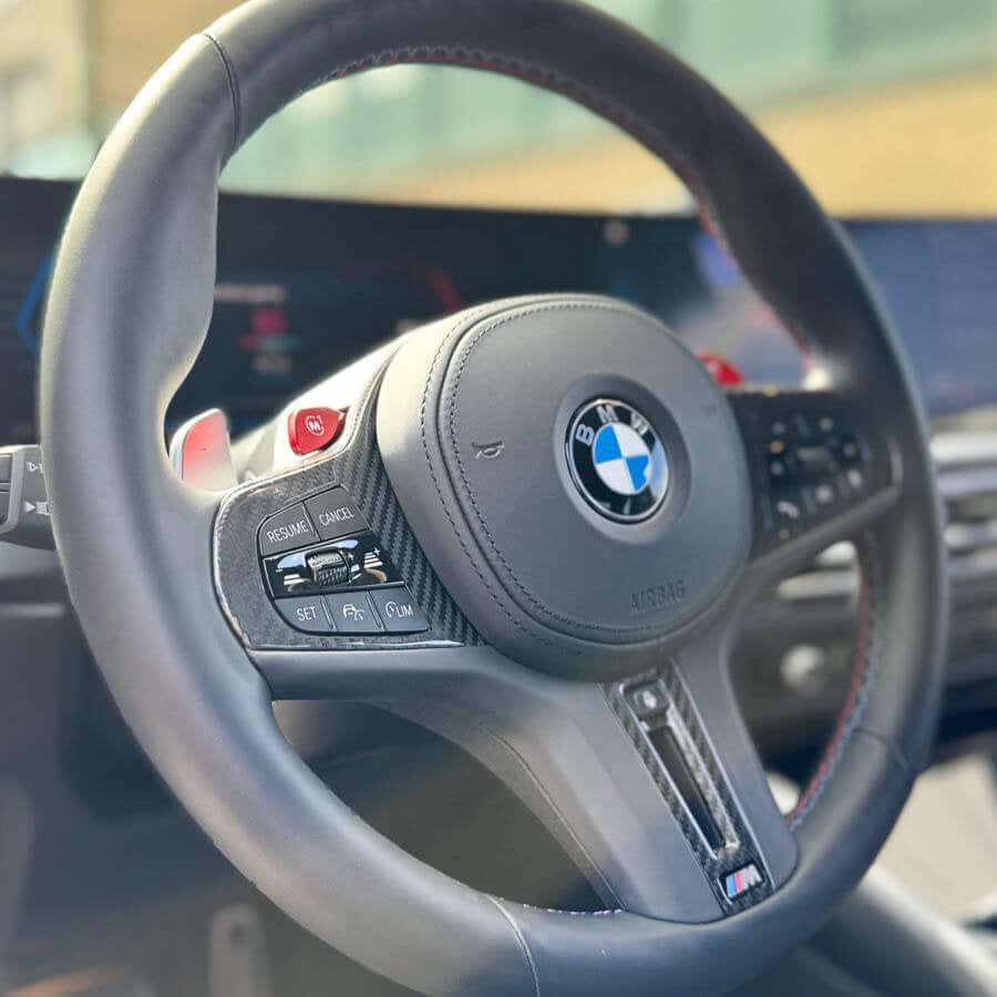 Steering Wheel Trims in Carbon Fiber - BMW M2 G87 / M3 G80 G81 / M4 G82 G83 - Image 4